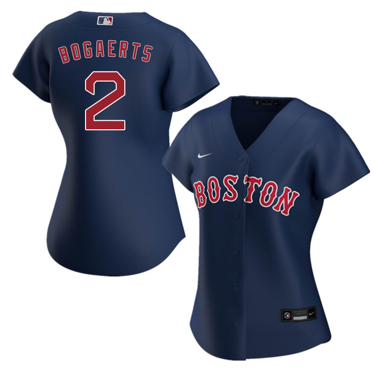 Nike Women #2 Xander Bogaerts Boston Red Sox Baseball Jerseys Sale-Navy